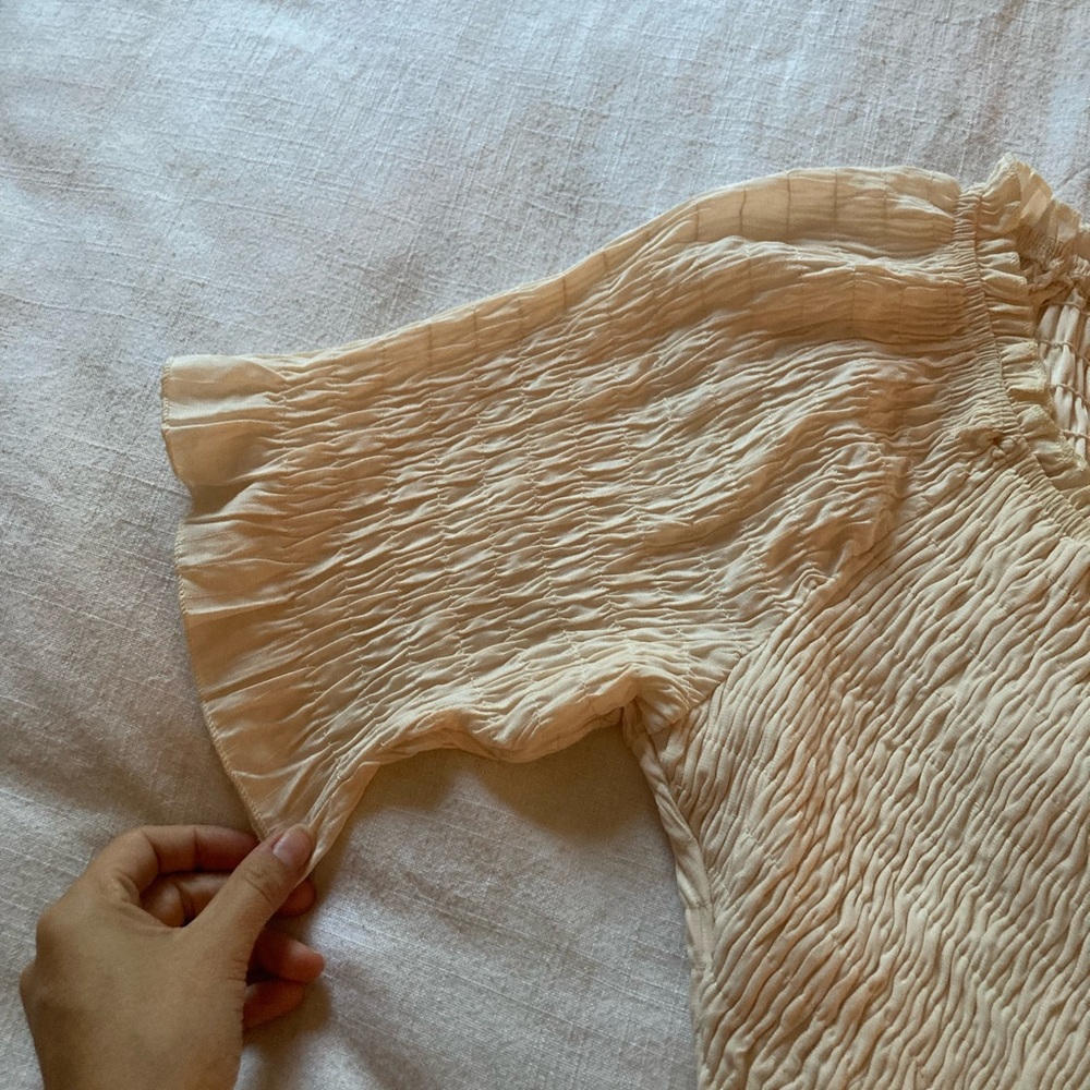 Bohme Cream Dress- size M - Picture 4 of 6